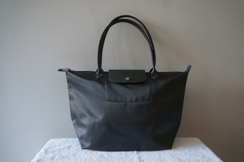 AUTH Longchamp Purse Le Pliage Neo TOTE Shoulder Long Handle Shopper Bag L  NEW | eBay