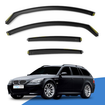 BMW 5 Series E61 2004-2010 5 Door Touring Estate Wind Deflectors 4pc Edgevisors