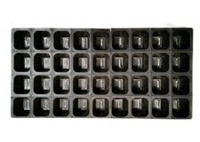 Seed Starting Tray Inserts, 72 Single Cell Growing Supply, Propagation = 2 Trays