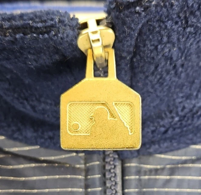 Vintage Seattle Mariners Jacket 1990's L MLB Pro Player Genuine 1/4 Zip Fleece - Image 3 of 4