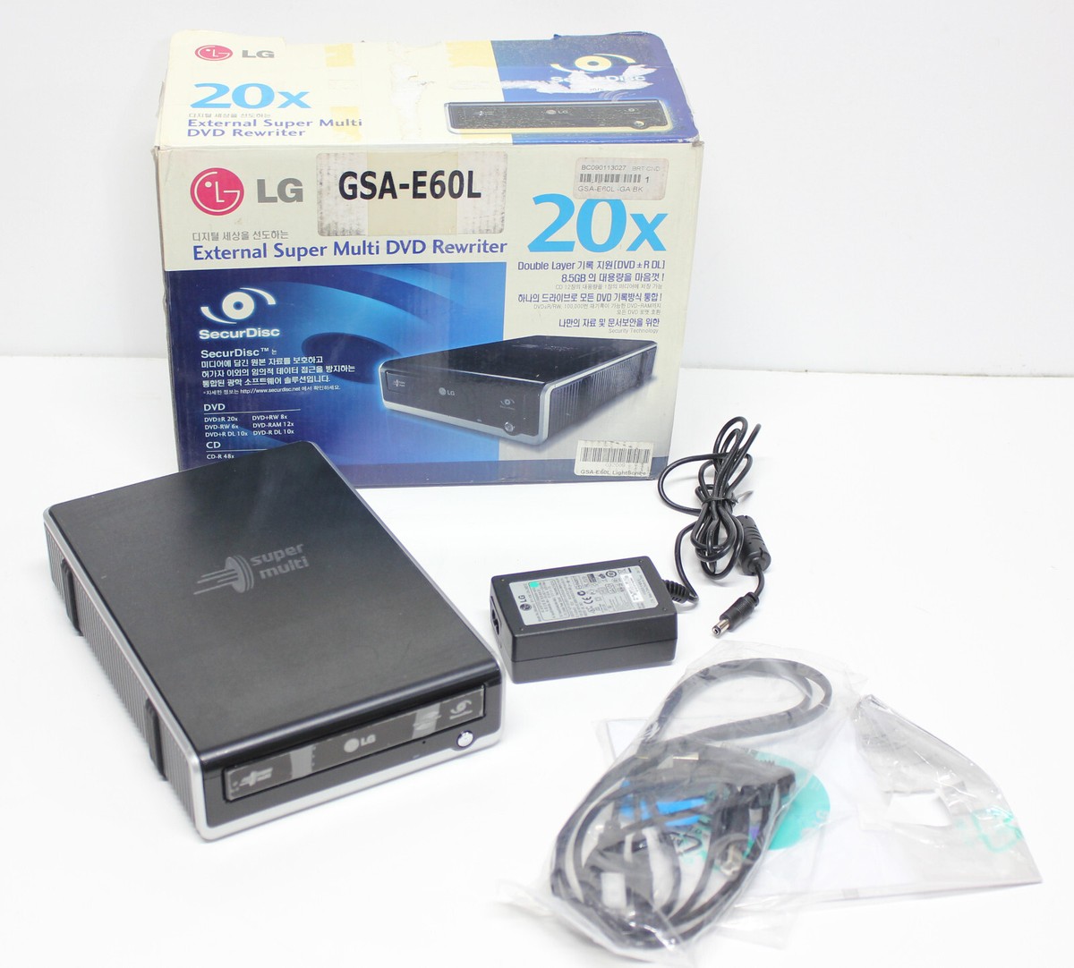 未使用☆LG super MultiDVD Rewriter GAS-4082B 未使用☆LG super