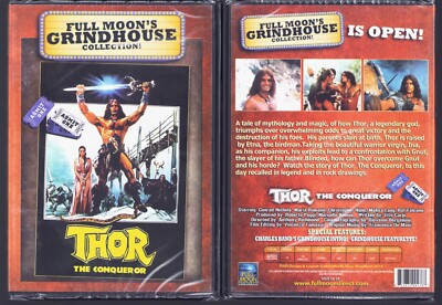 Thor the Conqueror (DVD) 1983 Full Moon Grindhouse Collection - New & Sealed