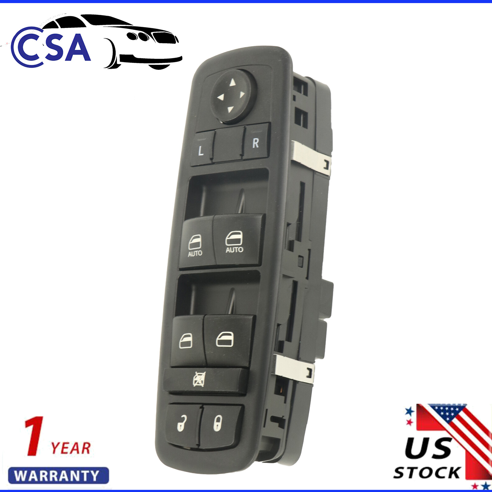 Master Power Window Door Lock Switch For Dodge Charger Chrysler Ram 68139805AB