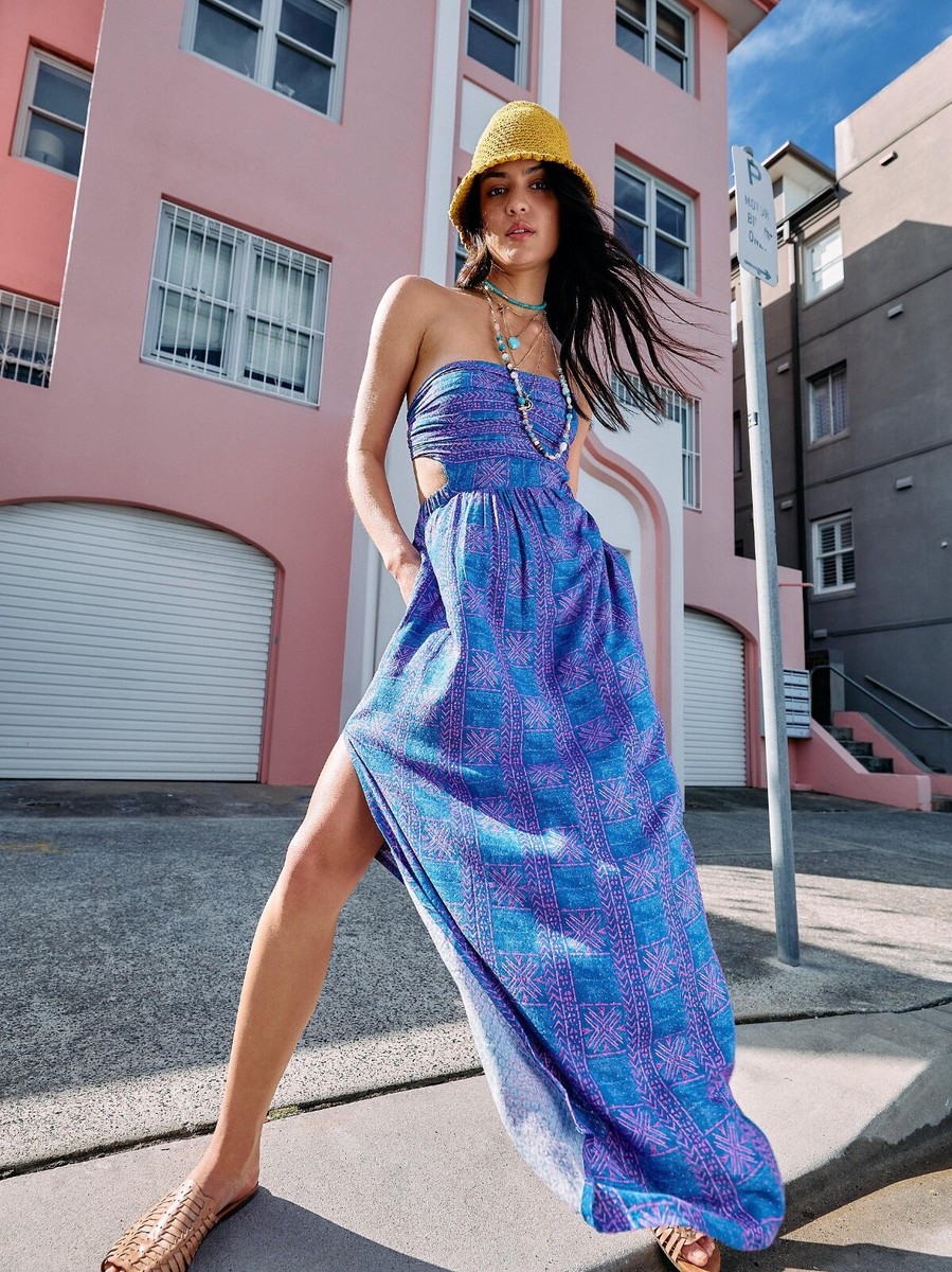 New Free People Peyton Maxi Dress Size Large MSRP: $98