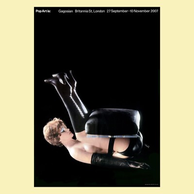 Allen Jones POP IS Ausstellung kleines Poster 2007