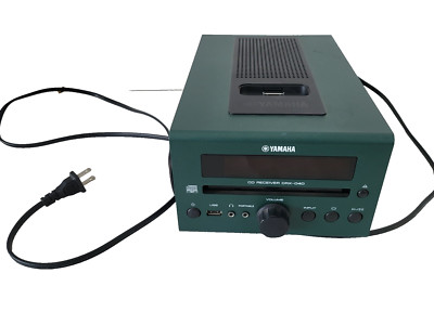 Yamaha CRX-040 CD Receiver FM Tuner Stereo Audio System Player Green - UNTESTED