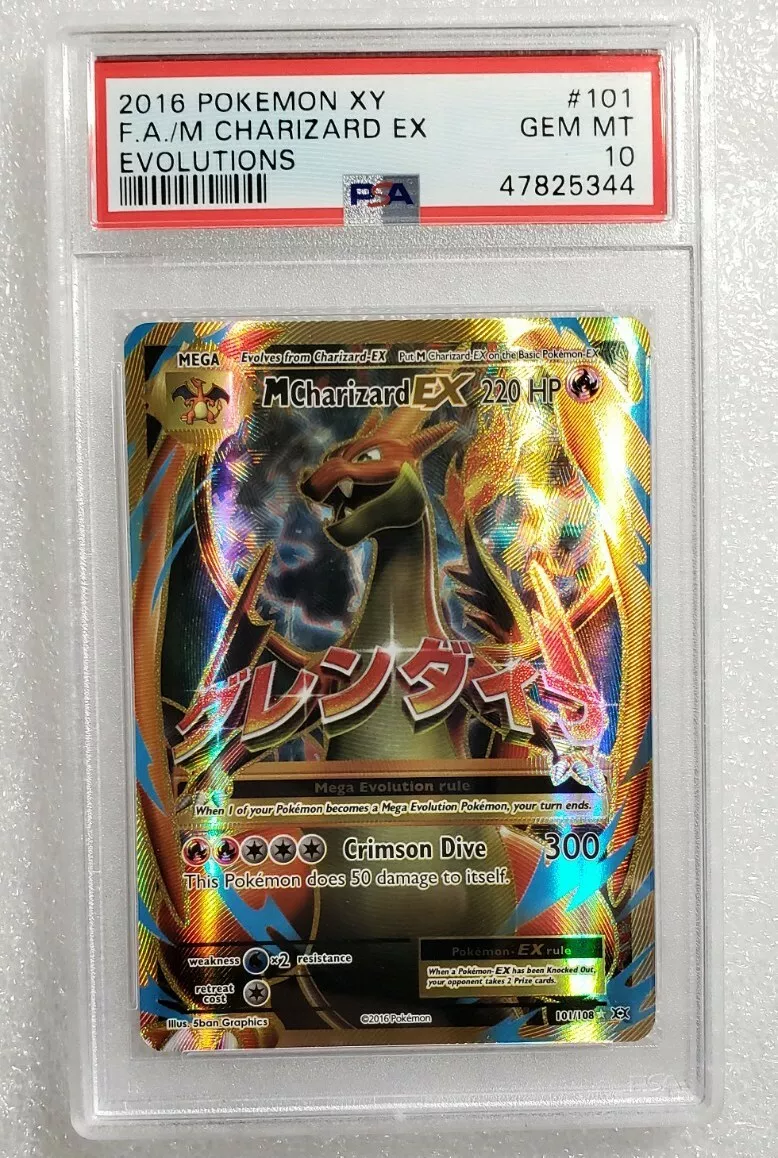 PSA 10 Mega Charizard EX 101/108 Full Art - XY Evolutions GEM MINT