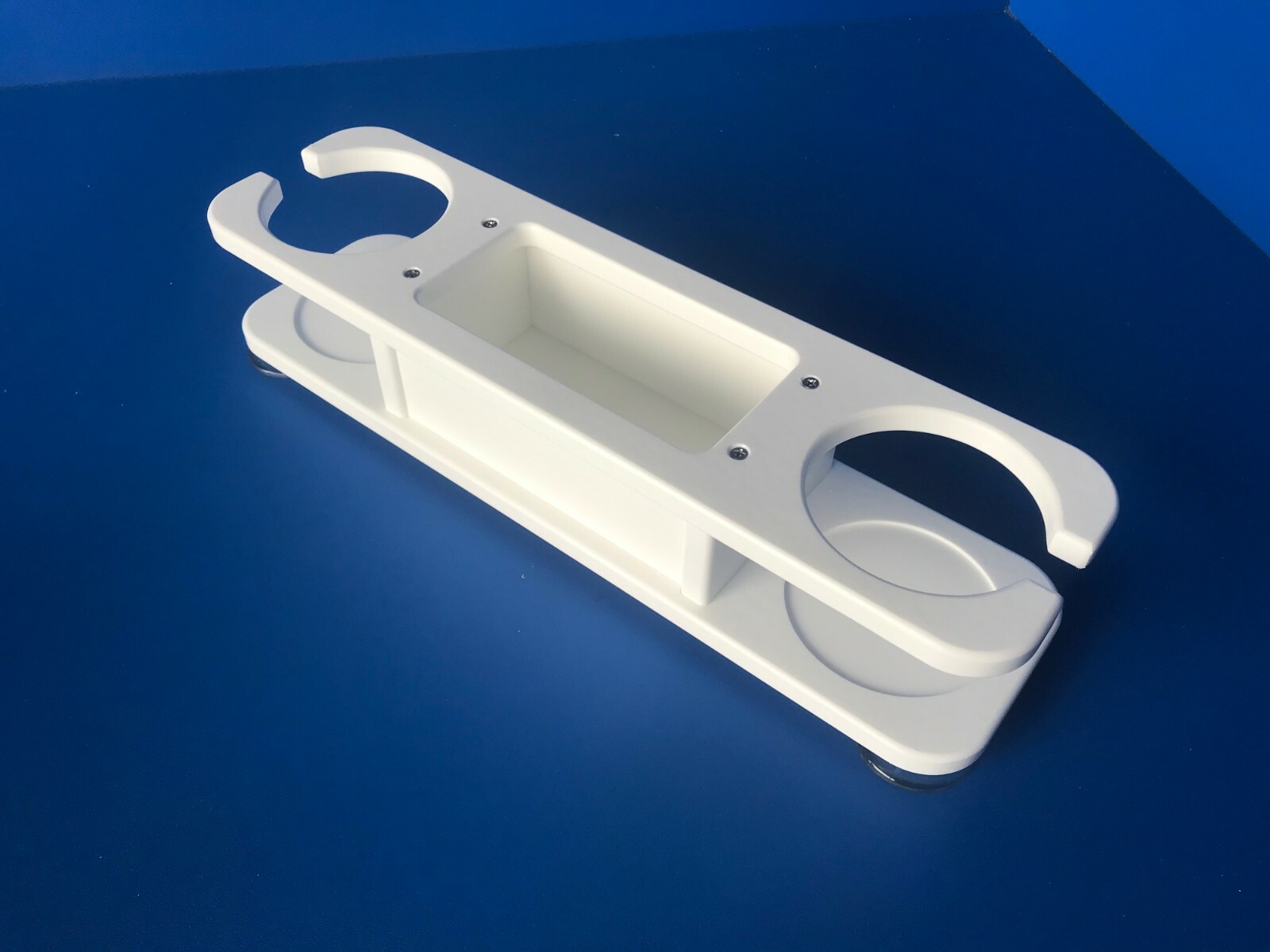 Starboard Double Drink Cup Holder With Storage Box (1/2" Starboard)