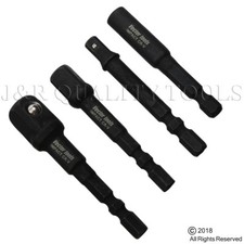 4pc 14 38 12 Drive Cr-v Impact Socket Adapters Magnetic Bit Holder Set 4pc 14 38 12 Drive Cr-v Impact Socket Adapters Magnetic Bit Holder Set