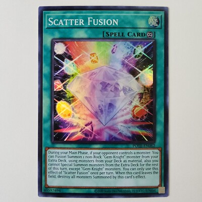 Scatter Fusion - POTE-EN062 - Super Rare - LP - Unlimited - Yugioh