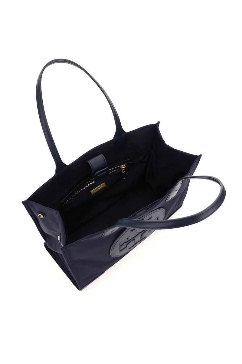 トートバッグ TORY BURCH Woman Tote bags Navy 88578 405 Tory Burch Women's Ella Nylon Extra Small Top Zip Crossbody