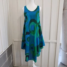 Step In Style Women's Boho Dress Geometric Sleeveless Med Pullover Knee Length