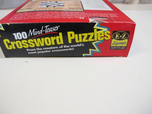 Crossword Puzzles, 100 Mind-teaser. E-Z Lifestyle, CD, Windows 95-NT - Picture 6 of 8