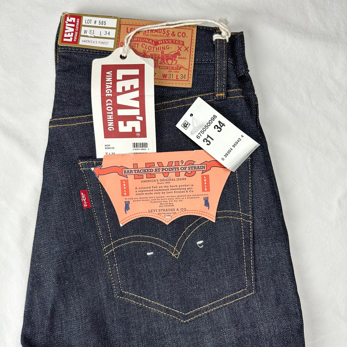 発*日様 LEVI'S 505-0217 W34 L34 NICK KNIGHT
