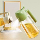 16oz Oil Dispenser Bottle for Kitchen - 2 in 1 Olive Oil Dispenser and Oil Sp...