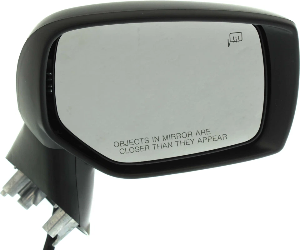 Pintura de espejo retrovisor eléctrico para Subaru WRX 15-21 a juego negro con calor sin R Foto 2 de 4