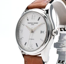 [N MINT] FREDERIQUE CONSTANT FC-303X4B24/6 Silver Automatic Men's Watch JAPAN