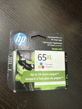 HP 65XL N9K03AN Tri-Color Ink Cartridge exp: 07/2024