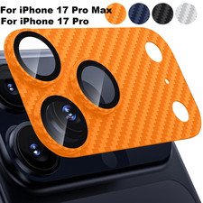 For iPhone 17 Pro Max Anti-reflection Tempered Glass Metal Camera Lens Protector