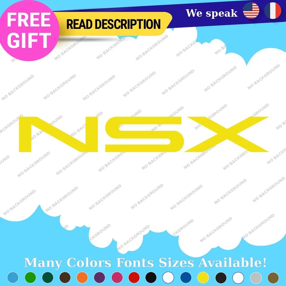 Fits NSX Acura Decals Stickers Vinyl Integra RSX DC2 JDM TSX TLX RDX Type VTEC Foto 3 de 4