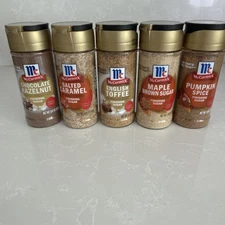 McCormick Set of 5 Limited Edition Finishing Sugars Sealed New