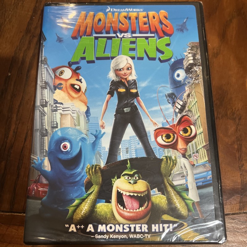 Monsters Vs. Aliens (DVD, 2009) Hawai’i ships by boat 30days