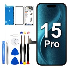For iPhone 15 Pro LCD Touch Screen Glass Digitizer Display Replacement Assembly