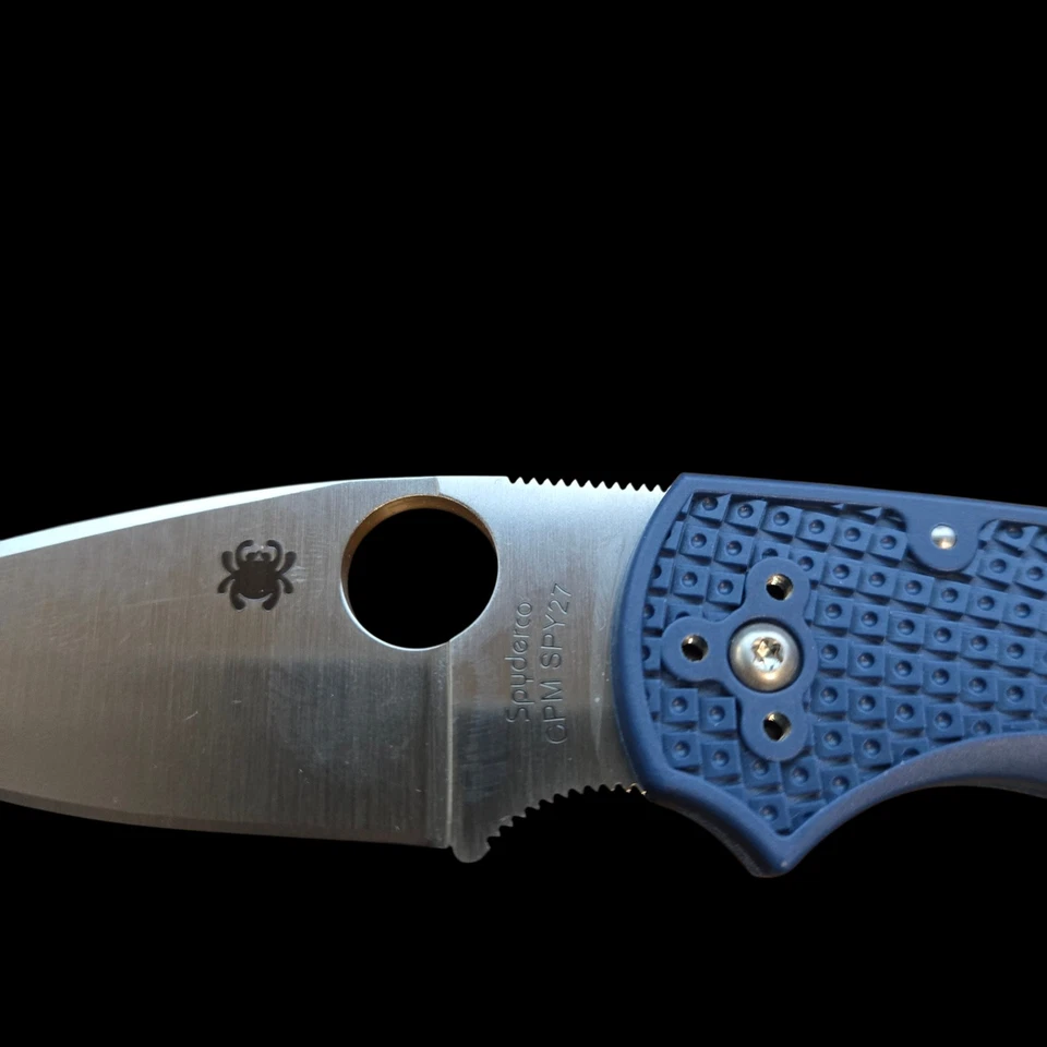 Spyderco Native 5 Lockback Blue 3" CPM SPY27 FRN Folding Knife C41PCBL5 - Image 3 of 4