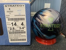 14# NIB 1st Quality Brunswick Strategy Bowling Ball 3-4 Pin 2.8 Top