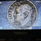 1984 D Roosevelt Dime Black Beauty and other Errors on Face and IN GOD WE TRUST