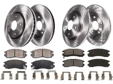 For 1995-1999 Mitsubishi Eclipse Brake Pad and Rotor Kit Detroit Axle 46299DPSH