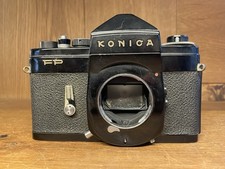  Rare Black : Sold As-is For Parts Konica FP Film Camera Body Only From Japan