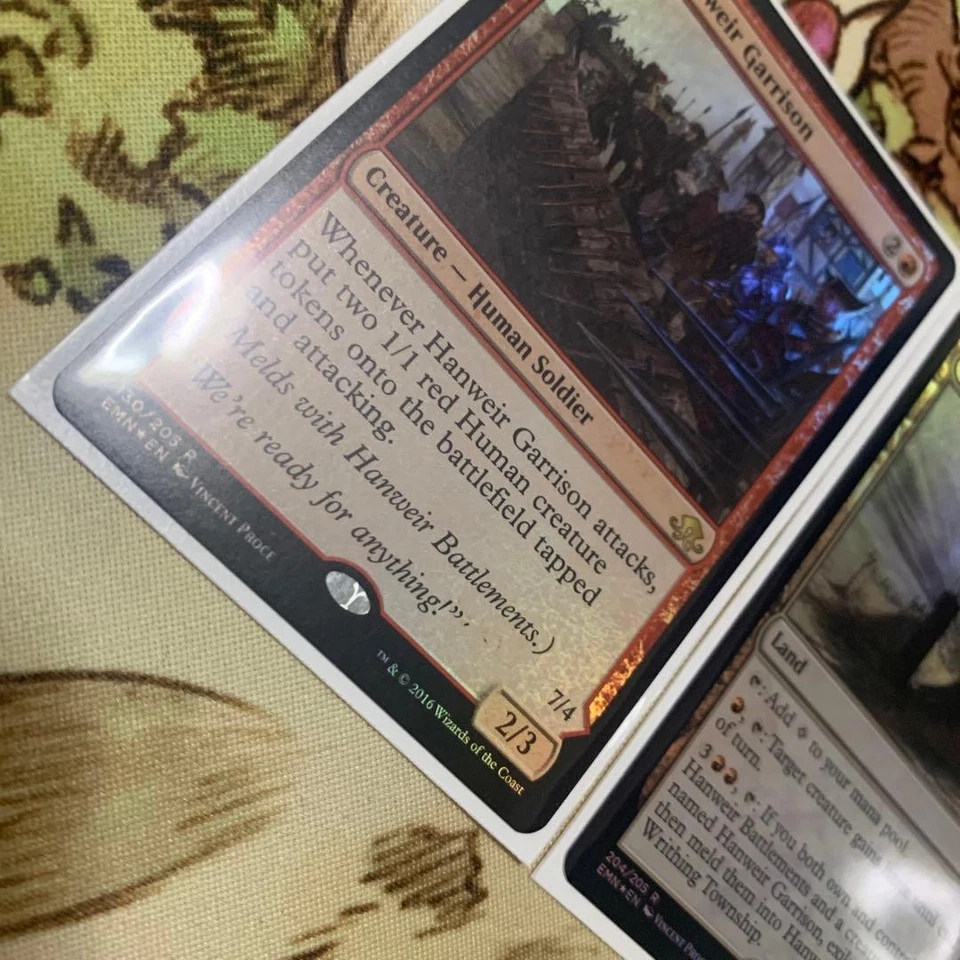 Hanweir Fortress Foil MTG English 2-Deck Set Used - Image 4 of 4