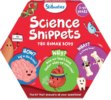 Flash Cards - Science Snippets the Human Body, STEM Learning Educational Toys 