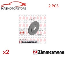 BREMSSCHEIBEN SATZ PAAR VORNE ZIMMERMANN 100124620 2PCS P FÜR AUDI A2,8Z0