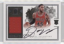 2016-17 Impeccable Elegance Rookie Jersey Silver 12/49 Denzel Valentine Auto 1u6