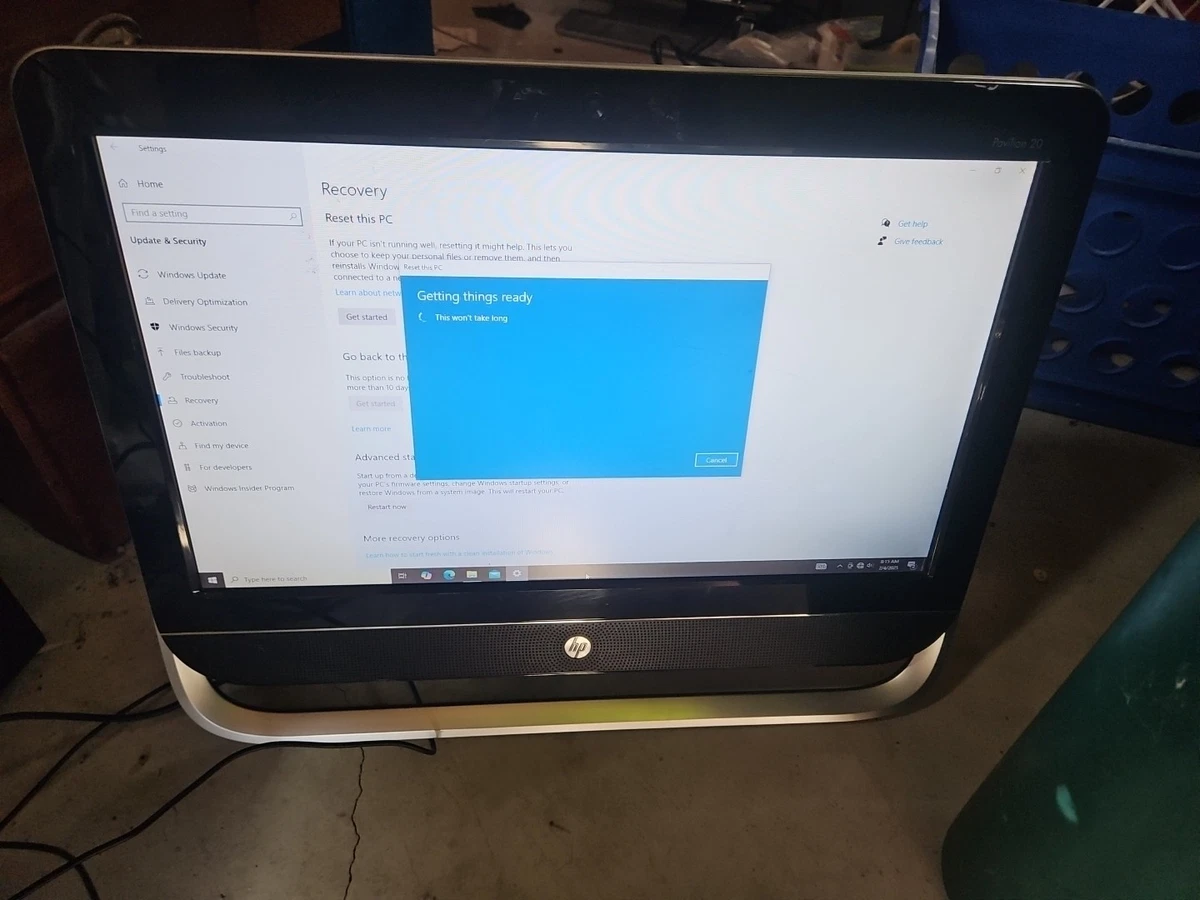 HP Pavilion Windows 10 AMD E PC Desktops & All-In-One Computers