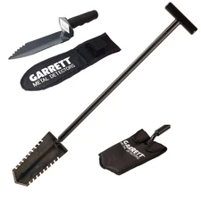 Garrett Edge Digger & Razor Relic Shovel Bundle w/ free C.W. Mini Ball