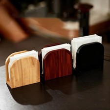 Distributeur de Serviettes En Bois Support à Serviettes Distributeur Debout