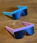Vintage MALIBU Barbie Doll KEN Neon Pink Blue Black SUNGLASSES Accessories