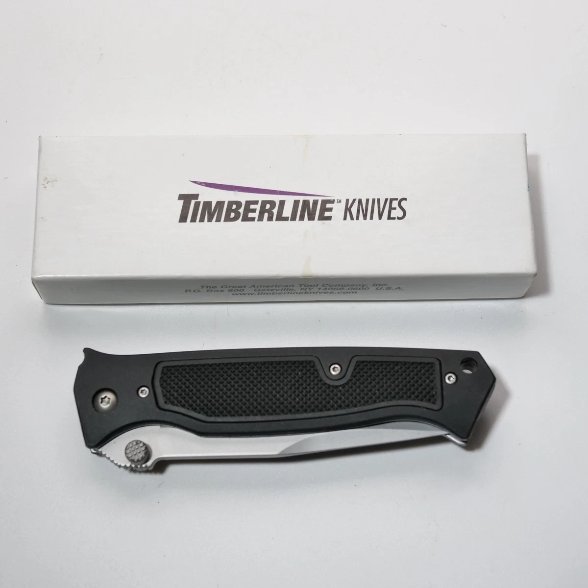 Timberline Black Pocketknife Collectible Folding Knives for sale 