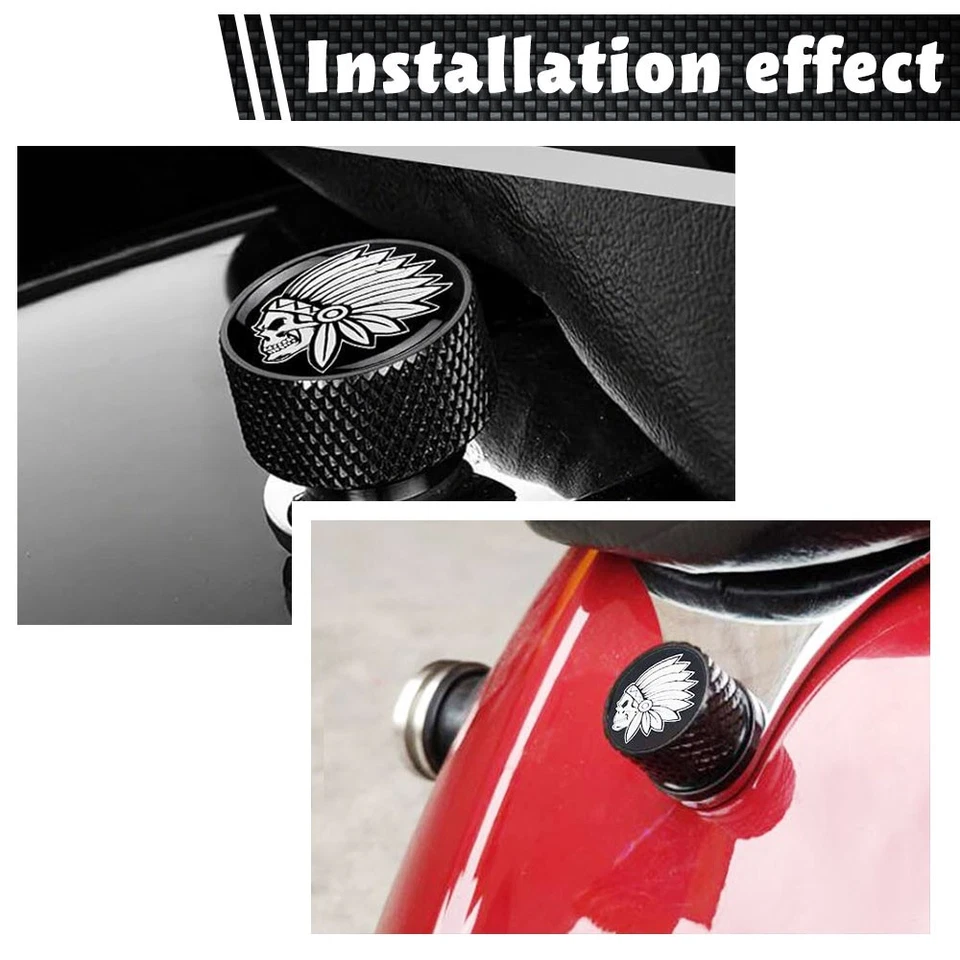 Tornillo de perno de asiento de guardabarros para Indian todos los modelos Chief Dark Horse Roadmaster Scout Foto 3 de 4