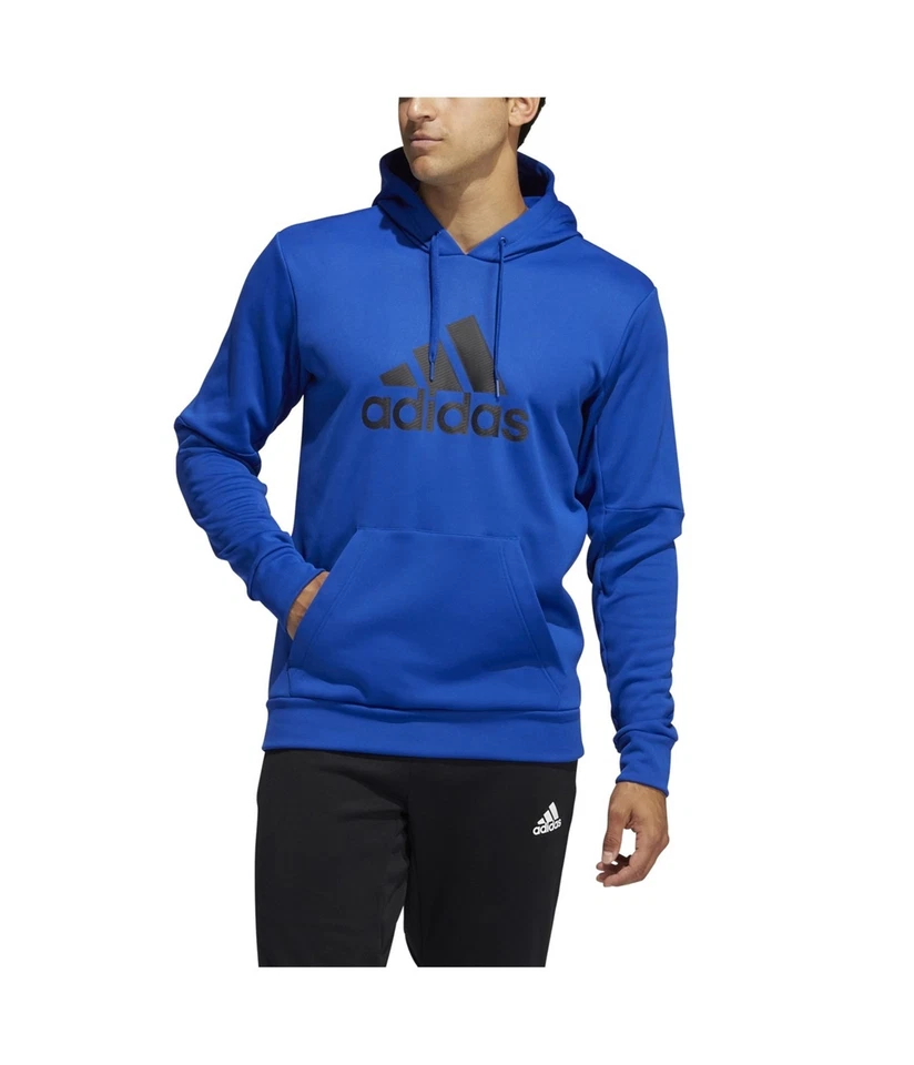 Adidas Hombres BOSS Game and Go Pullover Sudadera con Capucha, Azul Real, 2XL