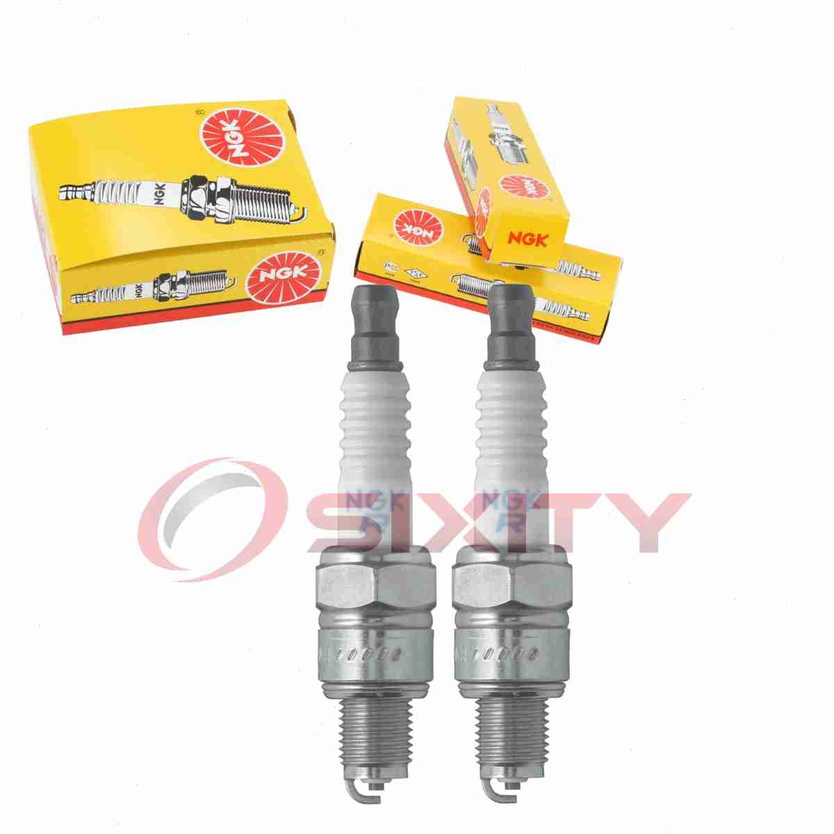 2 pc NGK 4695 CR4HSB Standard Spark Plugs for U14FSR-UB U14FS-UB 98056-54777 od