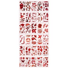 Unisex 10pcs 1 Set/10 Sheets Tattoo Stickers Zombie-themed Tattoos Raves Horror