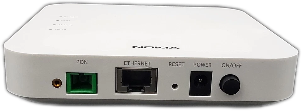 Nokia XS-010X-Q Optisches Netzwerk Terminal Modem Router mit Netzteil Adapter