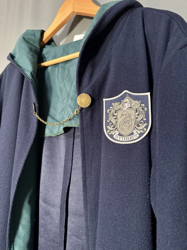 Винтажный Гарри Поттер Хогвартс Слизерин халат копия средний - Изображение 2 из 4