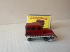 Matchbox Series No 35 Red Snow Trac Vintage, Made in England by Lesney