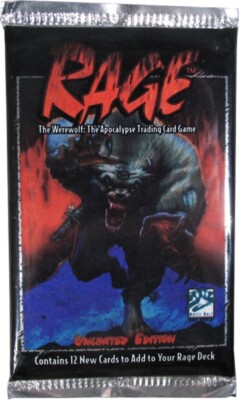 Rage CCG The Werewolf Apocalypse Unlimited Ed Booster