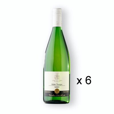 Müller Thurgau lieblich 2020 Weißwein Weingut Dieter Kuntz VEGAN (6x1,0L)